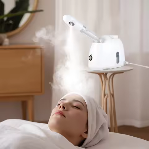 KSKIN Ozone Professional Facial Mist Sprayer For Skin Face Steamer Deep Cleaning Ionic Facial Steame