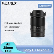 Viltrox 28mm F1.8 Camera lens Full Frame Auto Focus Wide Angle lens For Sony A7 A7S A7R A7C A7II A7I