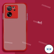 KK Xiaomi 13T Pro Case Xiaomi 13 T 13T Pro Casing Translucent PC Matte Shockproof Silicone Bumper Fo