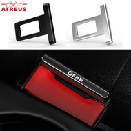 1/2 Pcs BMW Zinc Alloy Car Mini Hidden Safety Seat Belt Buckle Clip Muffler Alarm Silencer For BMW E