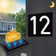 House Number Outdoor Address Sign Solar Led Light Outdoor Exterior House Number House Door Number Do