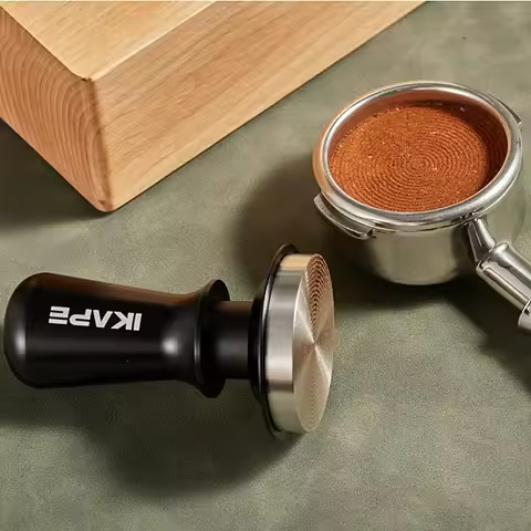 IKAPE V3 45mm/49mm Espresso Tamper, Premium Barista Coffee Tamper with Calibrated Spring Loaded, Sta