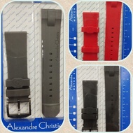 Rubber Strap/Rubber Original Alexandre Christie/Rubber Strap/Rubber Original Alexandre Christie Size/Diameter 24mm