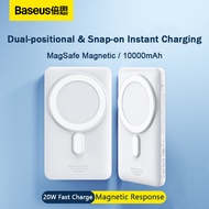 BASEUS Magsafe Magnetic Wireless Charging Powerbank 10000mAh Portable Charger Fast Charge Power Bank 10000mAh Quick Charge for iPhone 14 13 12 Pro Plus Max