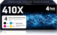 410X 410A Toner Cartridges 4 Pack High Yield Replacement for HP 410X 410A Works with HP Color Laserj
