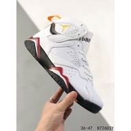 AJ7 Big Paris Black White Gray Cushioning Casual Sports Shoes Practical Combat Basketball Shoes LKOW