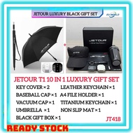 【JTBB】JETOUR DASHING VT9 T1 T2 10 in 1 Luxury Gift Box Set JETOUR 9 in 1 Black Gift Box JETOUR Super