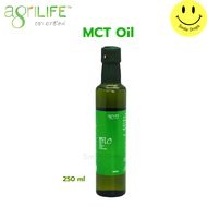 น้ำมันมะพร้าว MCT Oil ขนาด 250 ml. เหมาะกับผู้ที่ทานคีโต ไม่มีสี ไม่มีกลิ่น ทานง่าย