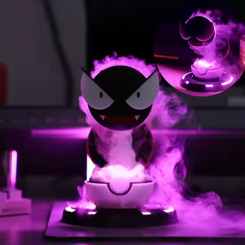 Pokemon Gastly Usb Air Humidifier Anime Water Mist Aromatherapy Diffuser Desktop Humidifier Creative