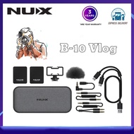 (In stock) Nux B-10 Vlog wireless lavalier microphone system for vlog micing live streaming interview recording mic wireless system