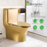 [Sorento] Golden Yellow One Piece Toilet Bowl SRTWC8383-RL-GY
