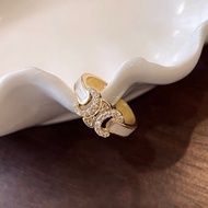 [G & W] Korea Arc De Triomphe Diamond Exquisite Open Movable Ring < Taiwan Shipment >