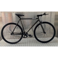 Cranston Fix Fixie. Single Speed Bicycle. Leisure Bike. Urban Bicycle. Gloss Black With brake.
