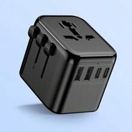 Universal Travel Adapter, 2500W 10A International Power Adapter With 2 USB-C & 2 USB-A Ports, All-In
