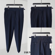 BARON THOMAS Trousers [Signature series] กางเกง สแล็ค ทรงกระบอก ผู้ชาย ขากระบอกตรงเอวสูง Man Pants C