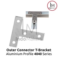 Aluminum Profile Reinforced Outer Bracket T Joint Profile 4040
