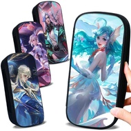 Large-capacity three-layer canvas pencil case Honor of Kings skin: Yao, Li Xin, Kai Lan, Yao Student