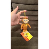 GANTUNGAN [NEW] Curious George slayer newtag doll keychain Original
