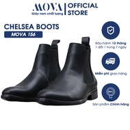 Classic Men's chelsea Boots - Full grain cow leather, rubber sole - Height increasing men's chelsea 
