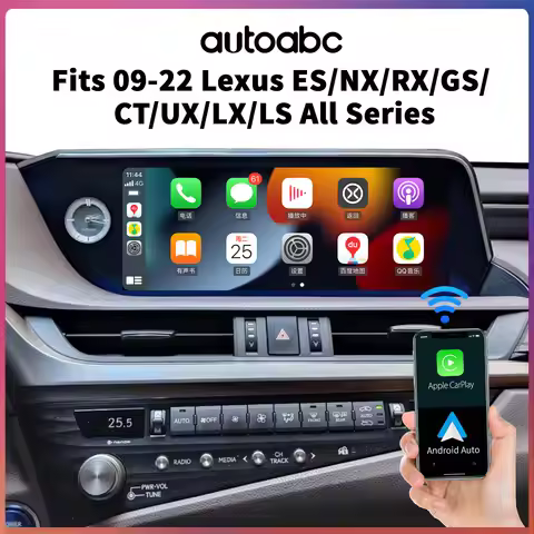 1920*720 Wireless Carplay and Android Auto for Lexus ES200 NX200 RX200 RX300 RX270 Car Multimedia Di