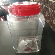 3200ML BEKAS BALANG PLASTIK@SU TANK IKAN LAGA SAIZ 3200ML@3.2LITER DENGAN PENUTUP MUDAH DI BAWA MAX 