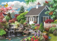 Bits and Pieces - 3000 Piece Jigsaw Puzzle for Adults 32" x 45" - Dream Landscape - 3000 pc Spring S