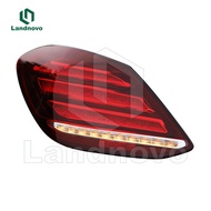 Landnovo body parts car rear light led lamp car taillight replacement For Mercedes-Benz C-Class led 