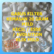 Gabus filter mild filter kecil esse avolution klik mild klik esse kemasan 20 gram untuk bahan melint