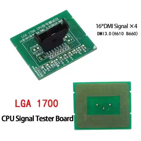 Computer Motherboards Tester Loading Board CPU LGA 1700 Diagnostic Card LED CPU Socket Motherboards 