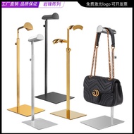 cos simple stainless steel hanging bag display rack bag window display rack floor-to-ceiling shoppin
