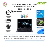Acer Predator Helios Neo 16 AI PHN16-I31-551G 16" WUXGA Gaming Laptop ( i5-14450HX, 16GB, 512GB, RTX