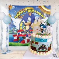 Sonic Hedgehog themed Birthday Cake