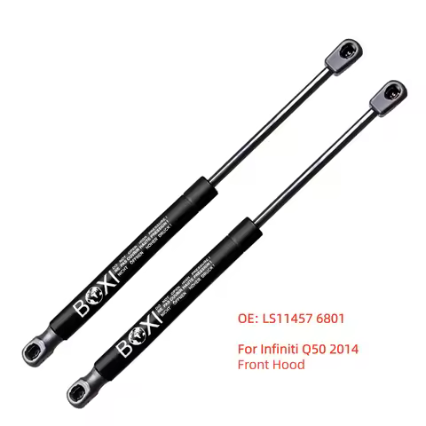 BOXI 2Pcs Hood Lift Supports Struts Shocks Dampers Spings For Infiniti Q50 2014 LS11457 6801 Support