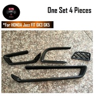 Xuming Honda Jazz/fit GK GK3 GK5รถ Air Vent Trim Aircon Vents ขอบด้านนอกกรอบคาร์บอนไฟเบอร์อุปกรณ์เสร