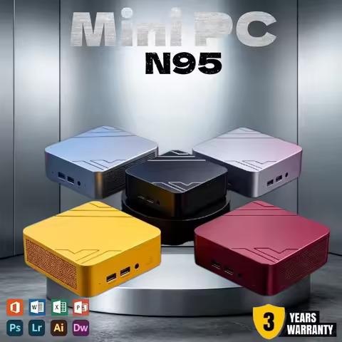 Intel Core N95 Desktop Mini PC 16GB RAM 1TB SSD Dual WiFi6 BT5.2 Windows Office Gaming 4K HD Mini Co