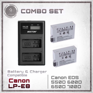 แบตกล้อง Canon LP-E8 สำหรับกล้อง Canon EOS 550D 600D 700D EOS Rebel T2i EOS Rebel T3i EOS Rebel T4i