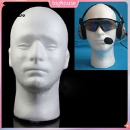 <In Stock>  Male Mannequin Head Foam Wig Stand Manikin Head Wig Cap Holder for Store Salon Home
