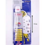 【SAFETY APPROVED】MIND BRAND 2/3/4/5 WAY EXTENSION PLUG 6 Metre