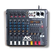 มิกเซอร์ยี่ห้อ TADA ของแท้ 6 channelเอฟเฟ็คแท้ DSP 99 โปรแกรม USB BT( ไฟ12v-220v)