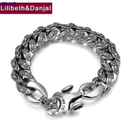 ❉✻Buddha Heart Sutra Vajra Letter Bratari Argint Pure 925 Sterling Silver Bracelet Bangle For Men Fine Jewelry 2021 New