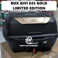 GIVI E43 GOLD Box (LIMITED EDITION2M) - GIVI E43NTL Motorcycle Touring Box