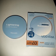 [Preloved] WARDAH Lightening Powder Foundation shade 07 Almond 52N