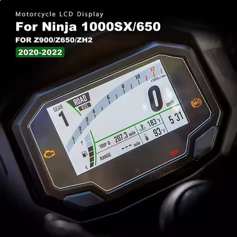 Digital LCD Display for Kawasaki Z900 Z650 Z H2 Ninja 650 Z1000SX ZX10R ZX4R Speedo