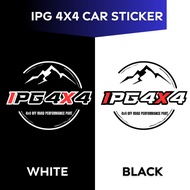 4x4 Offroad Car Sticker IPG 4X4