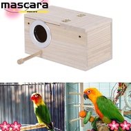 Bird Breeding Box Budgie Wooden Security Nesting House