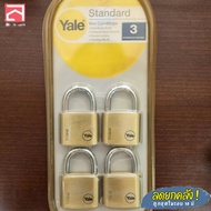 YALE Solid Brass Padlock 4 Pcs/Set Code B-40-P4