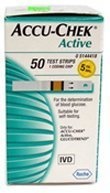 [USA]_Active Diabetic Test Strips - Box of 50 by Accu Chek