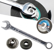 【COLORFUL】Hexagon Nut Kit Angle Grinder Hexagon Nut Pressure Plate With Wrench 3pcs