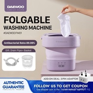 [In stock]daewoo folding washing machine mini underwear washing machine portable washing machine minifm01