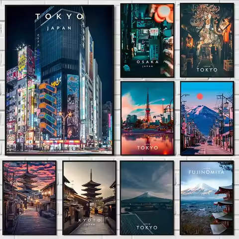 Jigsaw Puzzle 1000pcs Old Tokyo Street Scene With Traditional Japanese Architecture For Adults Stres